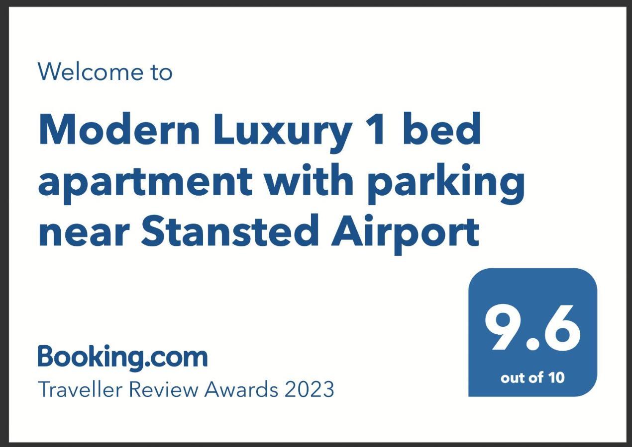Modern Luxury 1 Bed Apartment With Parking Near Stansted Airport Stansted Mountfitchet Exterior foto